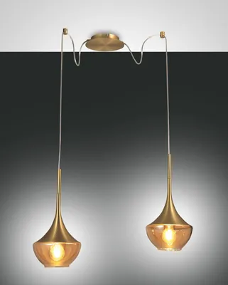 Produktbild von Fabas Luce Pendelleuchte Apollo E27 3500x7000mm Messing