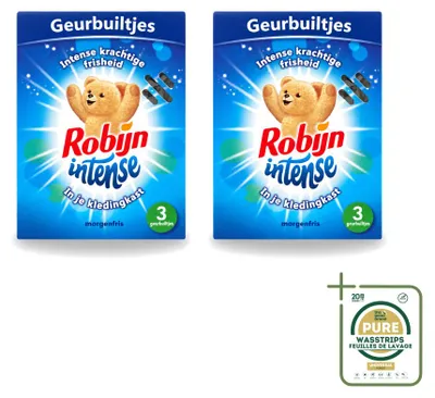 Obrázek produktu pro 2 kusy vonných sáčků Robijn Intense – vůně "Frische" – balení