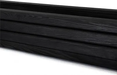 Obrázok produktu pre HolzGarden Drevený Kvetináč 118x25x25 cm Impregnovaný Farbe: Ebenové Drevo 43 l Vonkajší Kvetinový Box