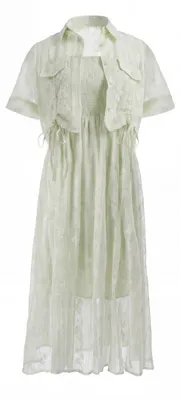 Image de JEONA - Ensemble deux pièces pour femmes, vert, taille XXS