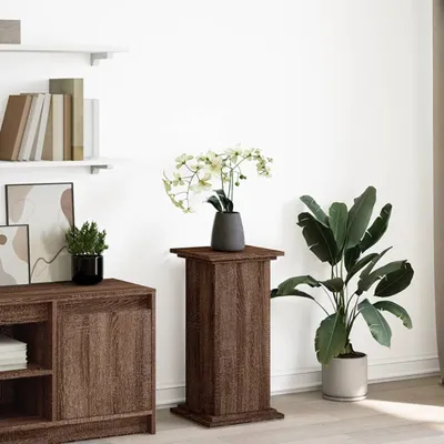 Produktbild von "Rabatt" Postament mit Stauraum - Elegantes Design - Eichen-Optik 31x30x90 cm Holzwerkstoff - Beete CC24042