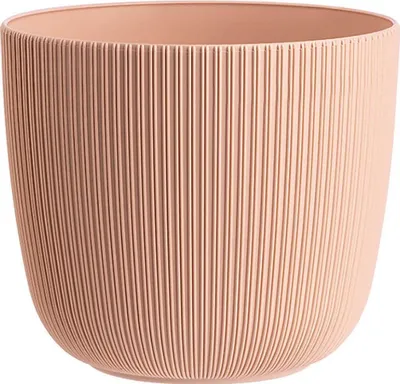 Produktbild von 1x Blumentopf mit Drainagesystem Rund Ø 25 cm Aprikot