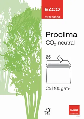 Zdjęcie produktu dla Elco 74270.20 Koperta Proclima - C5, biała, samoprzylepna, 100 g/m², pudełko 25 szt