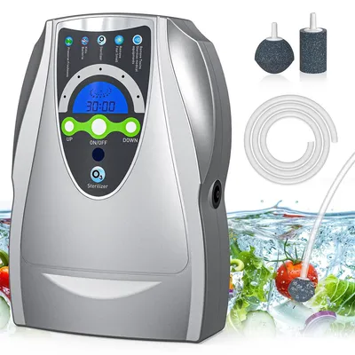 Produktbild von Ozongenerator, 500 mg/h Mehrzweck-Ozongenerator, reinigt Luft, Wasser, Obst, Gemüse, Zahnbürsten, Aquarien, Wasser-Obst-Reiniger