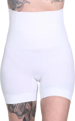 Immagine prodotto di Le donne hanno un effetto di allontanamento della pancia che modella istantaneamente il corpo senza cuciture a vita alta; bianco/M/L