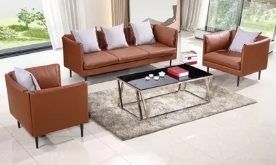 Produktbild von Sofagarnitur Couch Sofa Polster Sitz Sofas Couchen 3+1+1 Büro Möbel Einrichtung