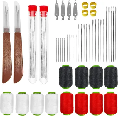 Produktbild von 74 Nähnadeln mit großem Öhr und Zubehör
