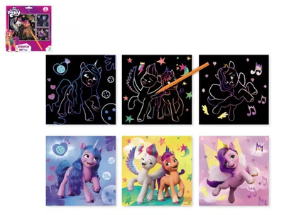 Produktbild von My Little Pony Art Kratzfarbe Für Kinder