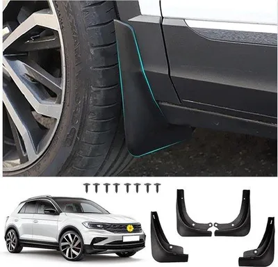 Produktbild von Famanu Spatwasserfeste Kotflügel 4 Stück für Toyota RAV4 5 2019-2023 - Schwarz