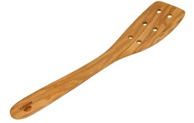 Produktbild von BERARD Gebogener Wender mit 6 Löchern 30 cm Olivenholz