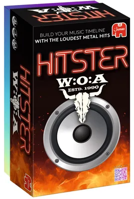 Immagine prodotto di Jumbo Hitster Wacken Open Air, Musik Partyspiel, Ratespiel, ab 16 Jahren, 1110100956