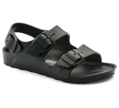 Produktbild von Birkenstock Milano Essentials Kids Kinder-Sandalen in Blau – schmale Weite