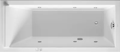 Produktbild von Duravit Whirlwanne Starck 160x70cm, Jet-Sys, EB-Version, 1 RS, we.