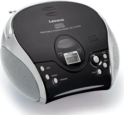 Obrázok produktu pre Lenco SCD-24, Digitálny, FM, 87,5 - 108 MHz, Prehrávač, CD, Náhodný, Opakovanie, Opakovať všetko