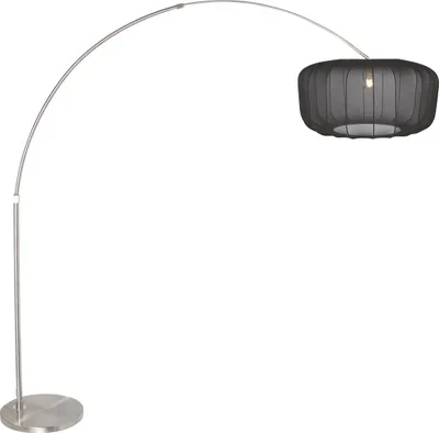 Immagine prodotto di Steinhauer - lampada da terra - Sparkled Light - acciaio - metallo tessile - lampada ad arco - E27 - 4559ST