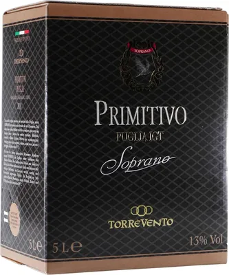 Produktbild von Soprano Primitivo Puglia IGT -trocken- 5,0L BIB