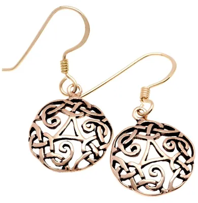 Produktbild von Ohrhänger, Ohrringe Triskele Bronze Schmuck