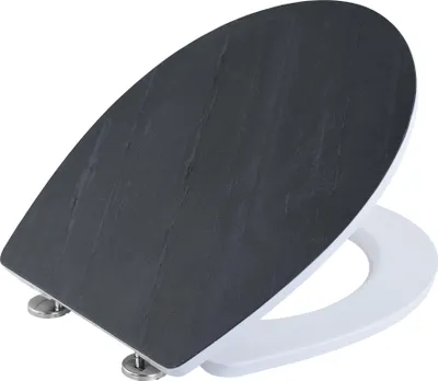 Immagine prodotto di Sedile per WC Cornat Noir, duroplast, nero, 150 kg, KSDSC240