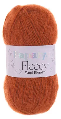 100g Papatya Fleecy Kuschelgarn 20% Wolle veredelt Oeko-Tex Häkelgarn Strickgarn kirbisorange