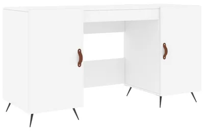 Produktbild von vidaXL Schreibtisch Weiß 140x50x75 cm Holzwerkstoff