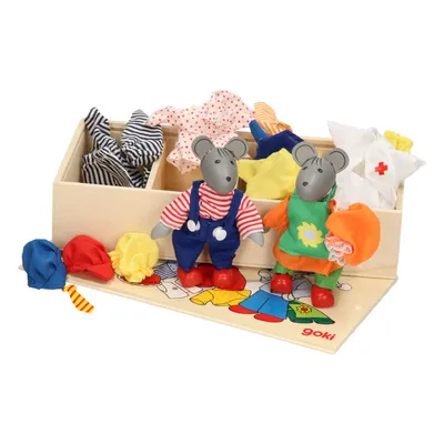 Image de Goki Poupées à plier La boîte à vêtements de la souris