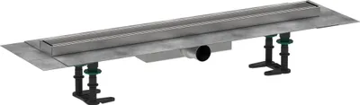 Produktbild von hansgrohe RainDrain Compact Komplettset Duschrinne 700, befliesbar, für flache Installation, 56165000