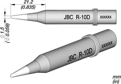 Obrázok produktu pre Spájkovací hrot R10D 30ST/40ST/SL2020/IN2100