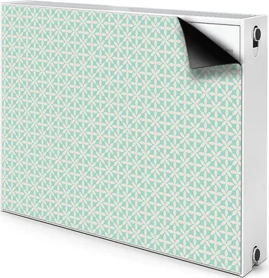 Produktbild von Magnet Heizkörperabdeckung Heizkörperverkleidung Verkleidung Abdeckung 100x60 cm  - Weiß, Blau, Muster