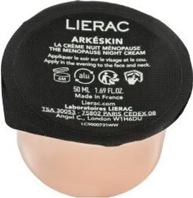 Image de Lierac Arkéskin crème de nuit La Créme Nuit Ménopause - Recharge 50 ml