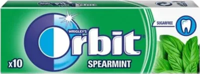 Zdjęcie produktu dla ORBIT Guma Do Żucia Miętowa Spearmint Świeżość Oddechu 14g 1szt.