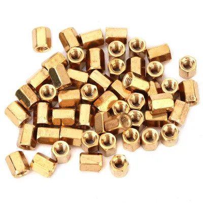 Produktbild von Abstandshalter, Sechskanthohl M3x6MM Langlebiger Messingabstandshalter für Leiterplatten