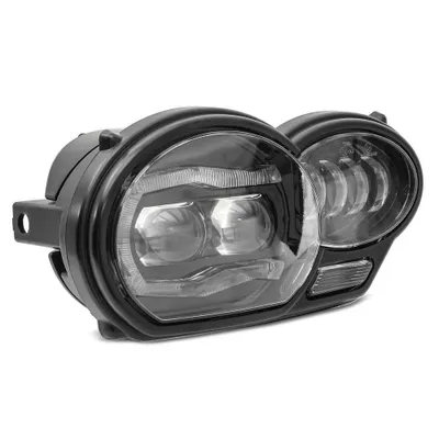 Obrázok produktu pre LED svetlomety vhodné pre BMW R 1200 GS 04-12 hlavné svetlomety s ECE Lumitecs QL4