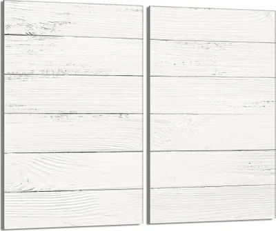 Produktbild von Herdabdeckplatten 2 teilig 30x52 Glaskeramikkochfeld Abdeckung Glas, Holz Weiß