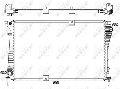 Obrázek produktu pro Kühler, Motorkühlung NRF 53123