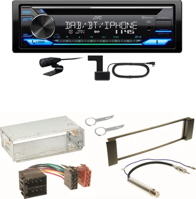 Produktbild von JVC KD-DB922BT Bluetooth Digitalradio USB Einbauset für Seat Leon Toledo 1M