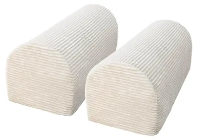 Produktbild von HOME DELUXE Zubehör Spielsofa LIV Cord Beige -  Halbrunde Kissen I Kindersofa, Zubehör Kindermöbel, Zubehör Spielsofa