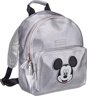 Produktbild von Mickey Mouse Rucksack Backpack , Farbe:Silber