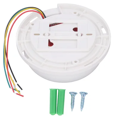 Produktbild von Erdgasdetektor, ABS-Deckennetzwerk-Alarm, Ton- und Lichtalarm für Zuhause, sicher, 12–28 V