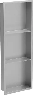 Image de Mexen X-Wall-R étagère à encastrer avec collier et tablette 90 x 30 cm, inox - 1910903010S