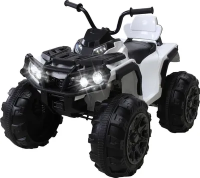 Produktbild von Actionbikes Motors Kinderquad Bumper | Mini Offroad Quad - Pocket Quad - Kinder Elektro Auto - Pitbike - 12V 7Ah - 2x35 Watt - Fernbedienung (Weiß)