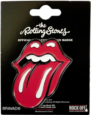 Produktbild von The Rolling Stones - Jazyk - odznak "Classic" - zinková zliatina, smalt, poniklovaný RO11206 (jedna veľkosť) (červená)