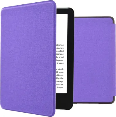 Produktbild von imoshion Canvas Sleepcover Klapphülle Amazon Kindle (2024) / Amazon Kindle (2022) 11th gen - Violett