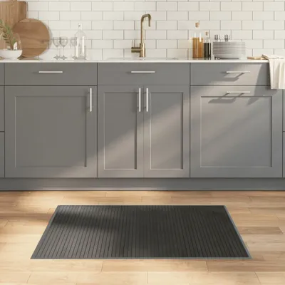 Produktbild von "2026 Promotion" Moderne Teppich Rechteckig - Grau 70x100 cm Bambus - Designerteppiche CC22890