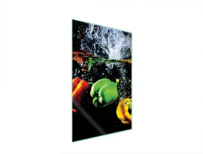Obrázok produktu pre Sklenená doska na krájanie 35x52 korenie