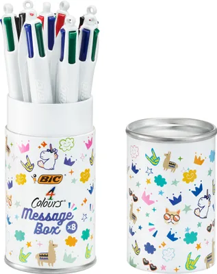 Immagine prodotto di Bic 506391 BIC biros 4 colori, confezione da 8 pezzi in metallo