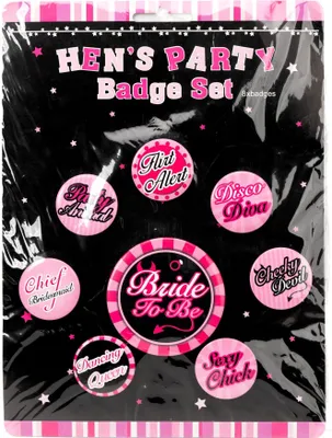 Produktbild von Brautparty Button-Set