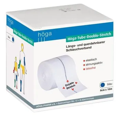 Produktbild von Höga-Tube Double Stretch blau 8cmx10m 1 St