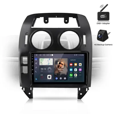 Produktbild von Hexinex Carplay DAB+ Android 15 Autoradio Für VW Polo 9N 2001-2009 GPS Navi WIFI BT FM DAB+ 2+64G