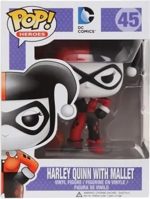 Immagine prodotto di Funko Pop! Harley Quinn z młotkiem - Ekskluzywna figurka winylowa DC Comics