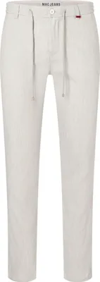Produktbild von Mac Lennox Chino-Hose einfarbig beige Leinen